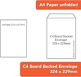 Postmaster A4 C4 Do Not Bend Board Backed Envelopes Peel Seal 50 Pack view 3