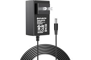 HitLights 24 Watt (2 Amp) Supply 110V AC to 12V DC Transformer UL-Listed Power Adapter for LED Strip Lights and Other Low Voltage Devices, black, 24W