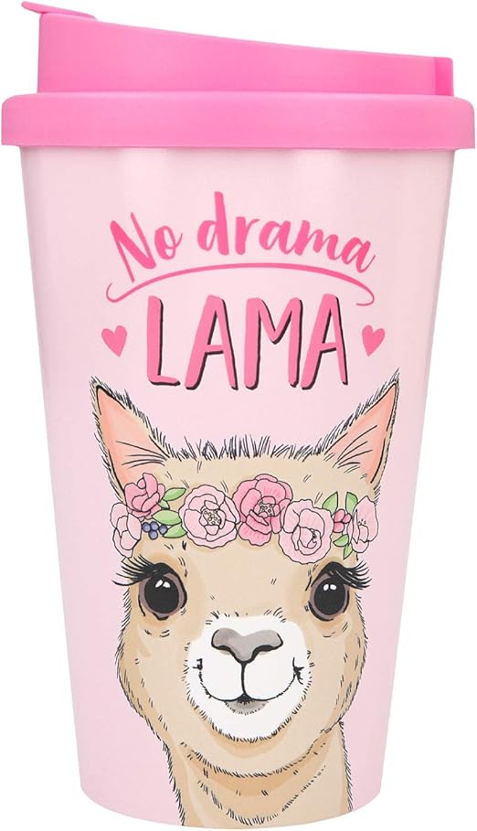 Depesche 2180.010 toGo Becher aus Kunststoff mit Spruch, 350 ml, No