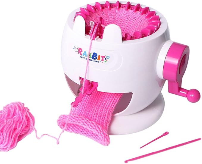 Luerme Enfants Machine à Tricoter à manivelle Singer à Coudre Jouet