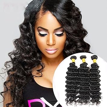 Amazon Com 3 Bundles Malaysian Virgin Deep Wave Hair 8a