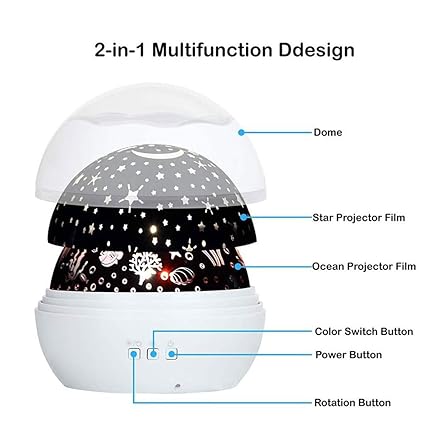 Star Uk Ciel étoilé Led Night Light Projecteur Lampe