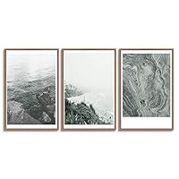 3 Piece Framed Canvas Wall Art Nature Landscape Canvas Prints Home Artwork Decoration for Living Room,Bedroom - 16
