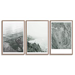 signwin 3 Piece Framed Canvas Wall Art Nature...