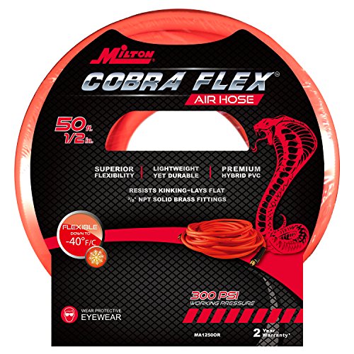 Milton MA1250OR 50 Foot 1/2" ID Cobra Flex Hose