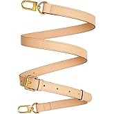 YAZHIMI Vachetta Leather purse strap Genuine Leather Adjustable Replacement Strap for Shoulder Bag Handbag Purse