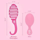 Wet Brush Shower Detangler Pink Glitter Brand Detangler Hair Care view 5