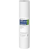 Pentair Pentek DGD-2501-20 Big Blue Water Filter, 20-Inch Whole House Sediment Filter Cartridge Replacement, Dual-Gradient Density Spun Polypropylene, 20" x 4.5", 1 Micron, Pack of 1, White
