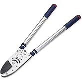 Spear &amp; Jackson 8290RS Razorsharp Heavy Duty Telescopic Ratchet Anvil Loppers, Extendable 40 1/2" Handles, Ideal for Cutting Thick Hard To Reach Branches, Powerful Ratcheting Mechanism