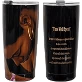 Shades of Color Insulated Stainless Steel Travel Tumbler Coffee Mug for Beach, Travel, Party, Office, Home | Gift for African American Black Woman | Durable and Stylish