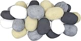 The Stove Wizard 30 Ceramic Fire Pebbles White Beige Grey Black Heat Resistant view 8