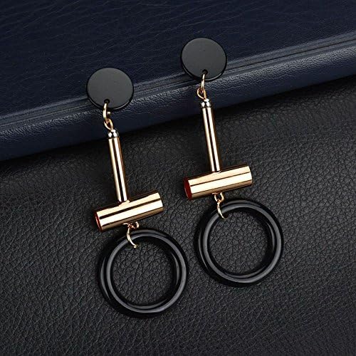 Sumanee Circle Crystal Charm Jewellry Women Long Dangle Earrings For Girls Ear Stud