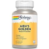 SOLARAY Men's Golden Multi-Vitamin Capsules | 90 Count