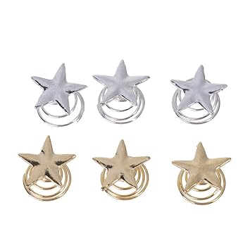 Amazon Com Lurrose Spiral Hair Pin Star Hair Clips Swirl Hair