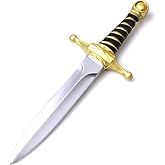 Hoappa PU Foam Dagger Prop, Non-Functional Costume Sword with Reinforced Core for Adult Cosplay