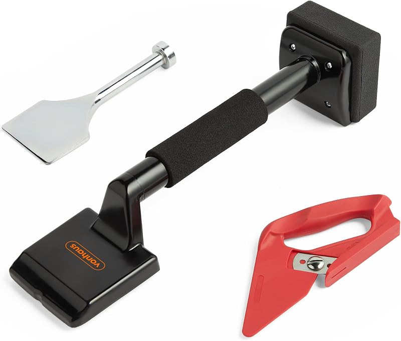 VonHaus Carpet Stretcher Fitting Kit with Cutter & Steel Bolster - Professional