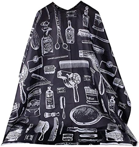 Anshinto Hair Cutting Waterproof Cloth Salon Barber Gown Cape Hairdressing