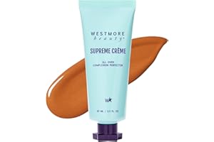 Westmore Beauty Supreme Creme All-Over Complexion Perfector – Long-Lasting CC Cream Foundation - Waterproof & Transfer-Resistant Skin Tint - 3.3 Oz (Rich)