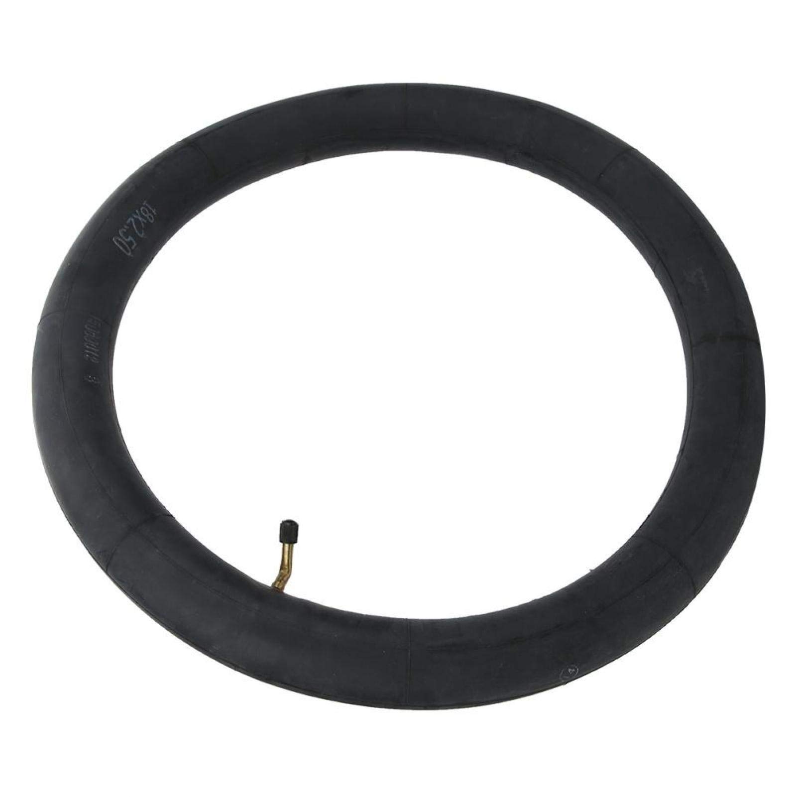 Electric Bicycle Inner Tube, Wheel Tire Inner Tube, 14-18,Inner Tube with Metal Bent Valve Accessories(18X2.50 Curved Mouth)