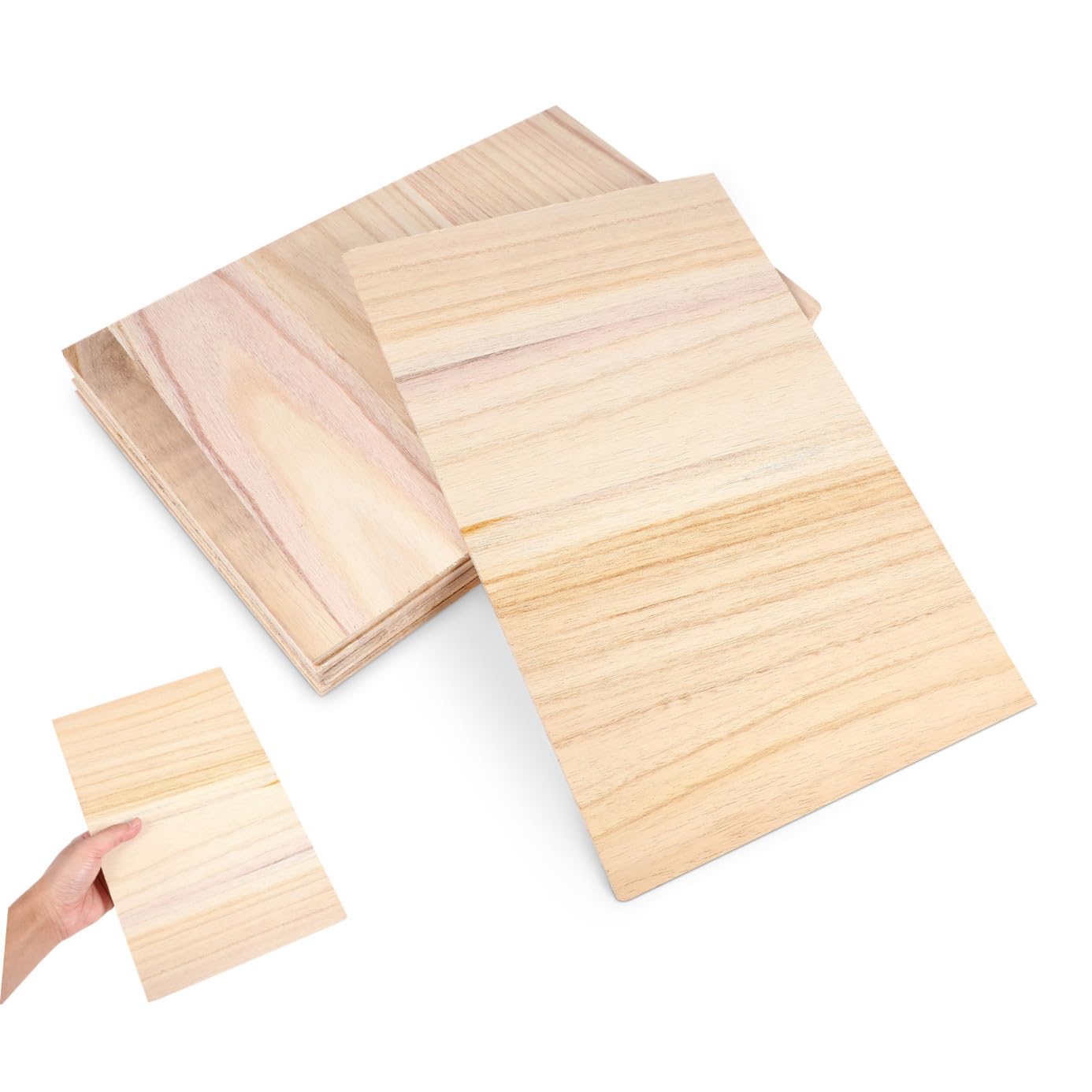 Veemoon Taekwondo Board, 10 Pcs Wooden Taekwondo Kicking Karate Breaking Boards Professional Wood Breaking Board for for Boxing Kickboxing Training Practice Thickness 0. 3cm