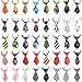 Segarty Small Dog Ties, 40 Pack Adjustable Pet Bow Ties Assorted Pattern for Small Dogs Cats Bowties Puppy Neckties Grooming Bows Festival Photography Holiday Party Valentine Costumes Birthday Gift