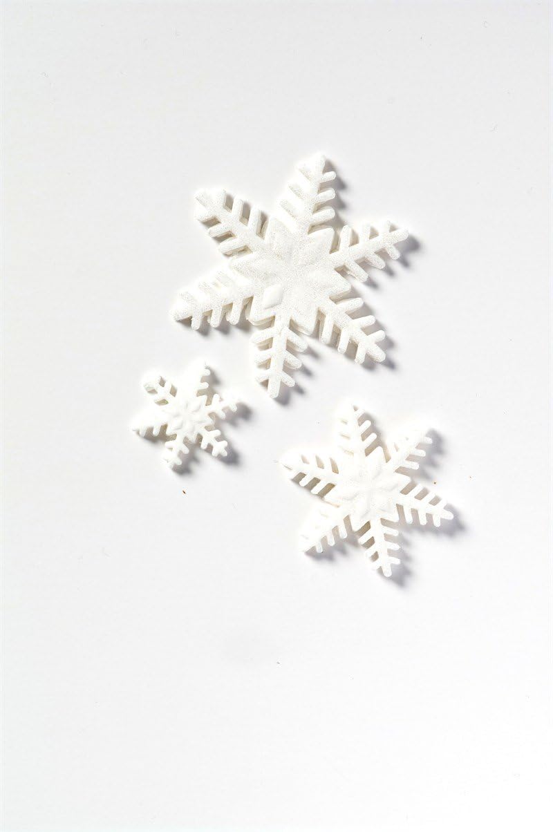 Amazon Com Christmas Snowflake Cake Decorations Decorative Cake