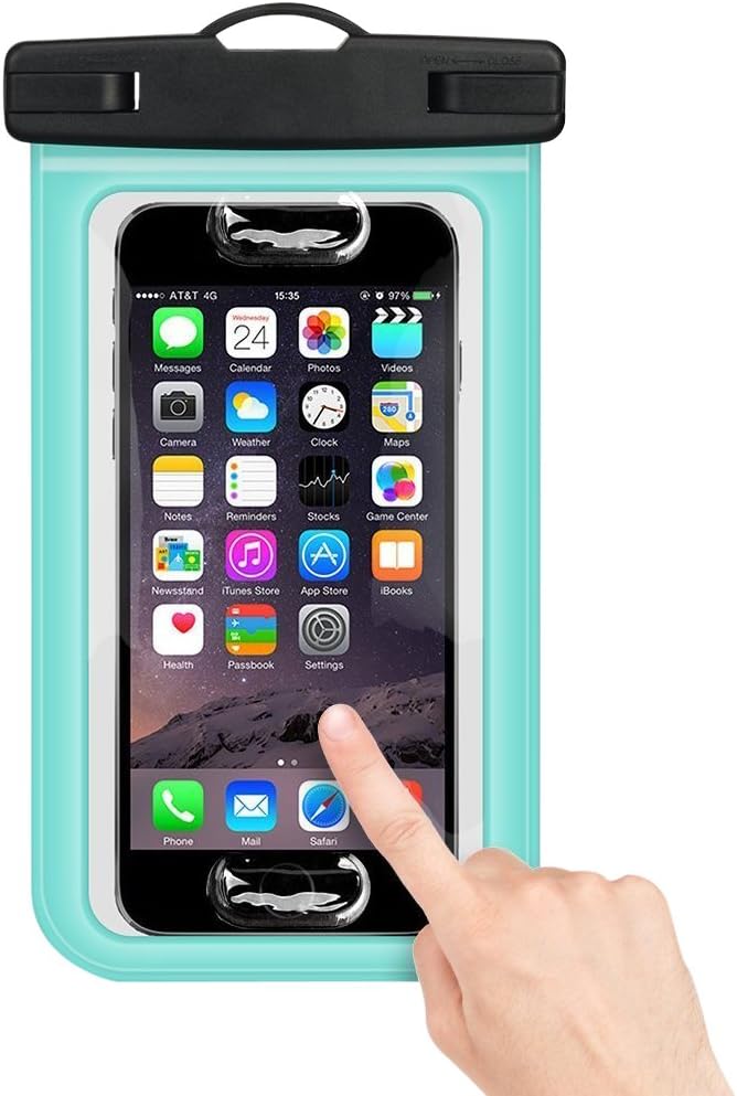 Buylen Universal Waterproof Case with Super Sealability Technology, Cellphone Dry Bag Pouch with Sensitive PVC Touch Screen for Cellphone Up to 6.0" Diagonal