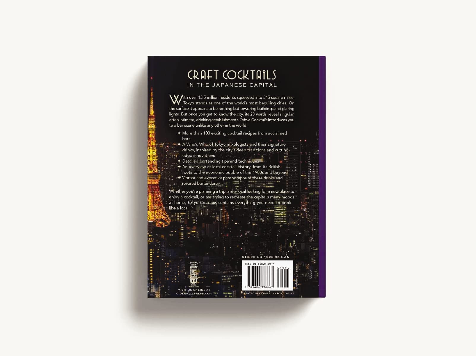 Tokyo Cocktails: An Elegant Collection of Over 100 Recipes Inspired by the Eastern Capital (City Cocktails)