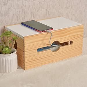 Insun Caja Organizadora de Cables de Madera Cajas de ...