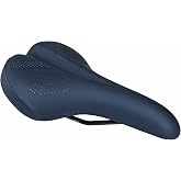 WTB Comfort Bike Seat (Saddle) - Extra Wide - Plush Thick Padding - Contoured Shape (Steel Rail)