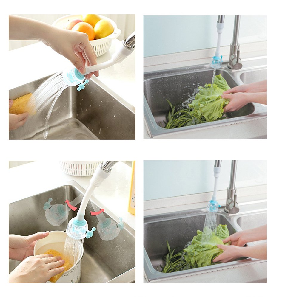 Faucet Nozzle Rotary Water Saving Kitchen Tap Anti Splash Spout