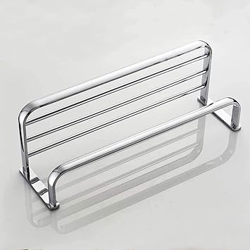 Toallero de baño montado en la pared Toallero cepillado ...