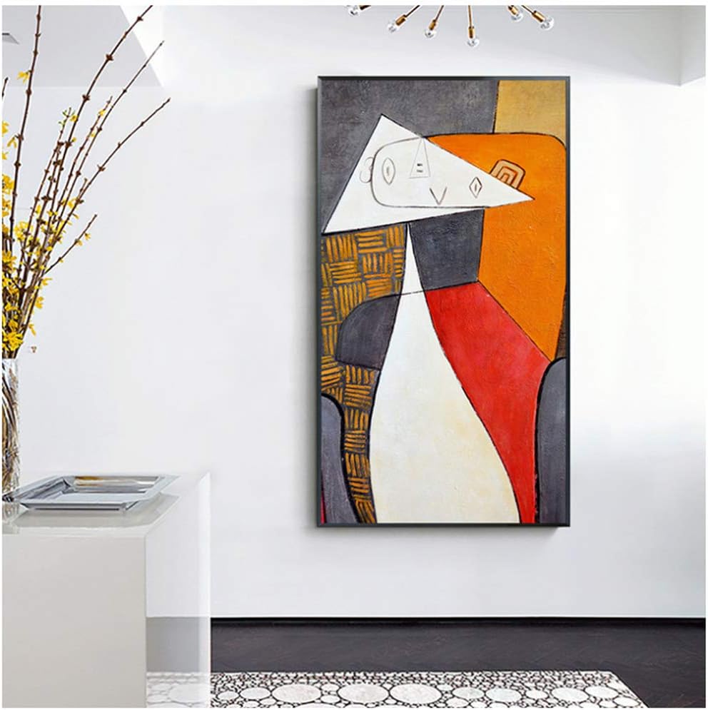 DNJKSA Abstrakte Picasso Berühmte gemalte Moderne minimalistische Kunst