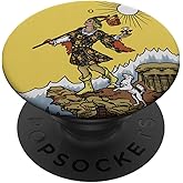 The Fool Tarot Card Pagan Witch Occult Fortune Divination PopSockets Adhesive PopGrip