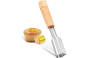 Cupcake Corer, 6.3 Inch Long Cupcake Hole Cutter for Filling Reusable Cupcake Hole Puncher Cake Digging Hole Device Cupcake H