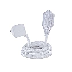 Globe Electric 22811 9ft Fabric Extension Cord, 3