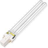VIVOHOME 1 Pack 13W UV-C Replacement Bulb for Bio Pressure Pond Filter | High-transmission Quartz Tube, G23 Base, Lifespan Up To 8000 Hours