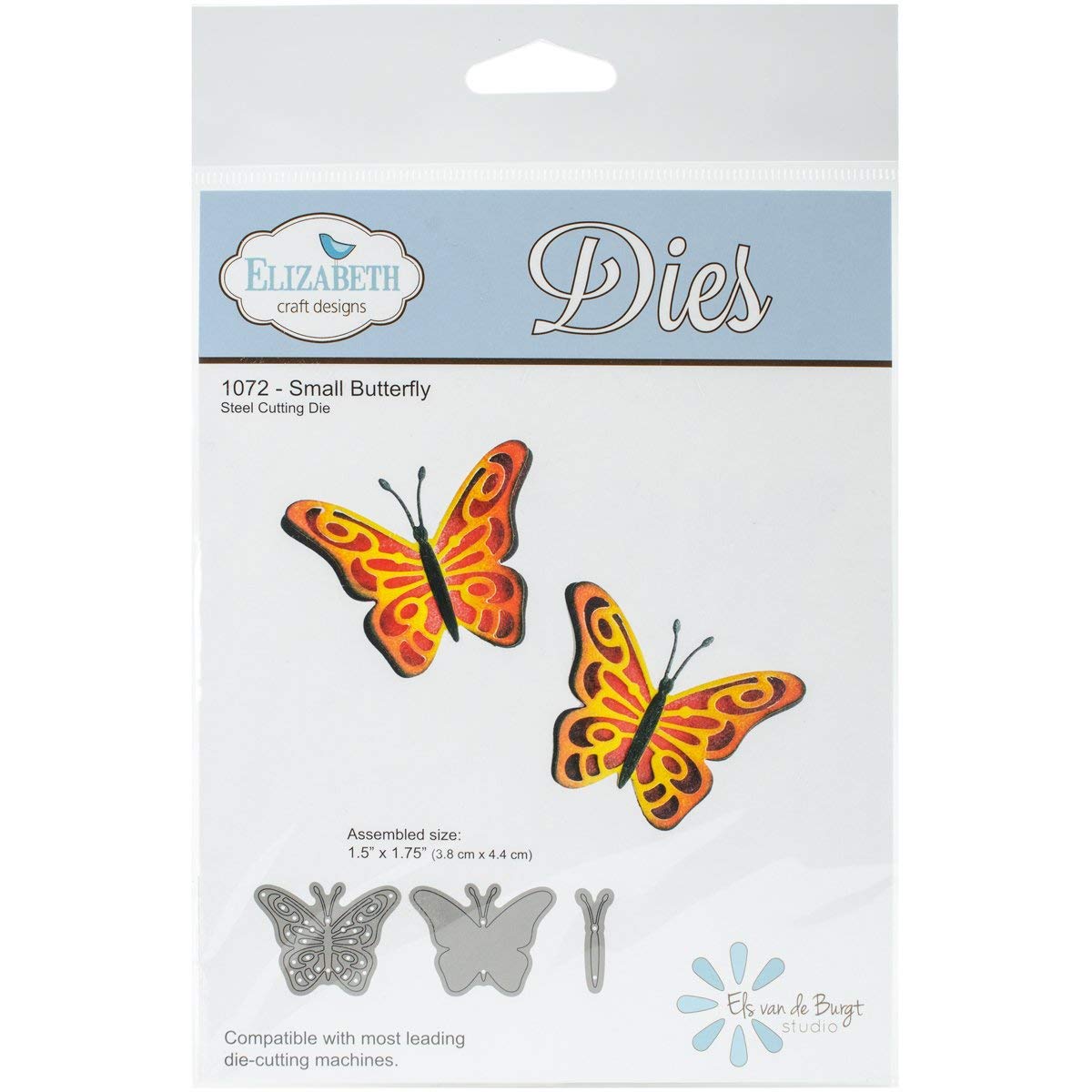 Elizabeth Craft Metal Die Small Butterfly