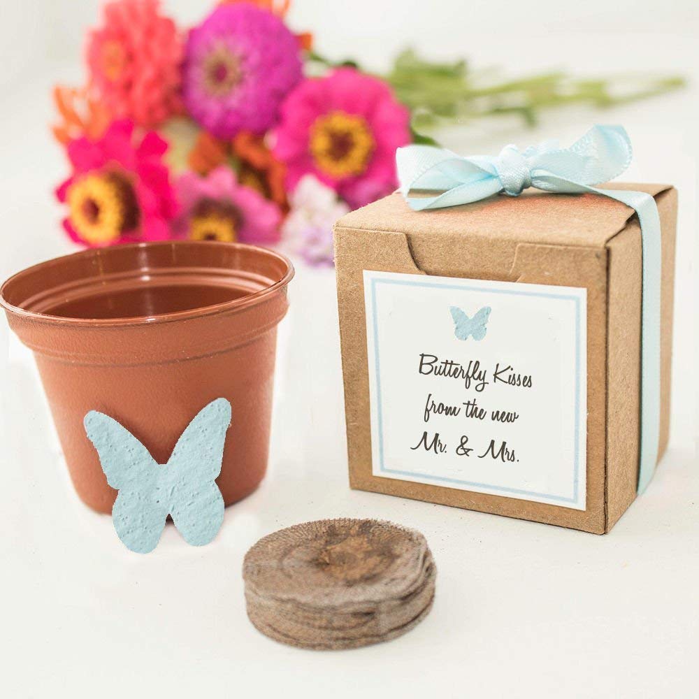 baby shower flower seed favors
