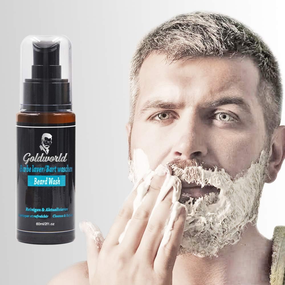 Beard Care Kit for Men,Beard Growth Kit w/Free Ebook,Beard Shampoo
