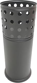 Mullrose KR10013 Feuersäule Feuer-Ständer für Schwedenfeuer, Sternenfeuer, Baumfackeln, behandelter Stahl, schwarz, L26 x B26 x H70 cm