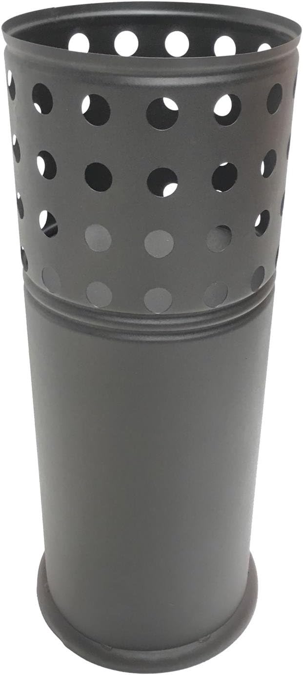 Mullrose KR10013 Feuersäule Feuer-Ständer für Schwedenfeuer, Sternenfeuer, Baumfackeln, behandelter Stahl, schwarz, L26 x B26 x H70 cm