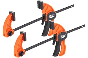Mr. Pen- Bar Clamps for Woodworking, 6", 2 Pack, Orange, Quick Grip Clamps for Woodworking