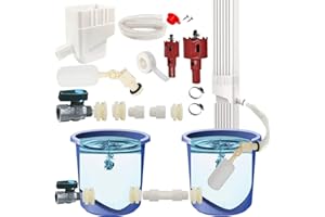 Perfsign Prevent Overflow Rainwater Collection System,Downspout Diverter,Rain Water Catching System,Rain Barrel Spigot kit,Rain Barrel Diverter kit,Downspout Adapter,Roof Rain Diverter Connection Kit