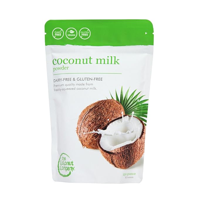 The Coconut Company 100 DairyFree VEGAN Coconut Milk Powder 250 g Amazon.co.uk Grocery