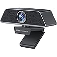Enther & MAXHUB 4K Stream Webcam with Microphone,Autoframing,Ultra 4K HD Video Calling,Noise-Canceling mic,HD Auto Light Correction,Wide Field of View,Works with Microsoft Teams,Zoom,Google Voice