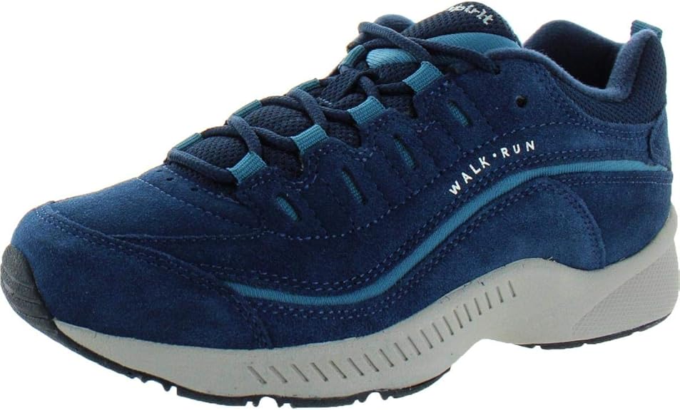 Easy Spirit womens Romy walking shoes, Blue Suede, 6 US