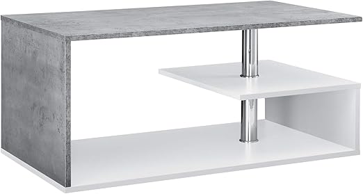 En Casa Coffee Table With 3 Storage Surface Fiberboard 90cm X