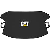 CAT&reg; Windshield Snow Cover for Standard Size Cars, SUV and Trucks - Black | Toughest Car Frost Protector for Ice &amp; Sleet, Weatherproof for Winter, Includes Anti-Theft Straps, Window Freeze Protector