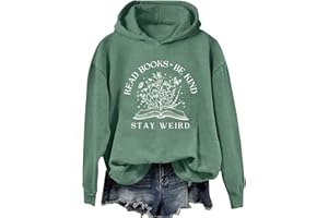 Read Books Be Kinds Stay Weird Sweatshirt Funny Book Lovers Sweatshirt & Hoodie